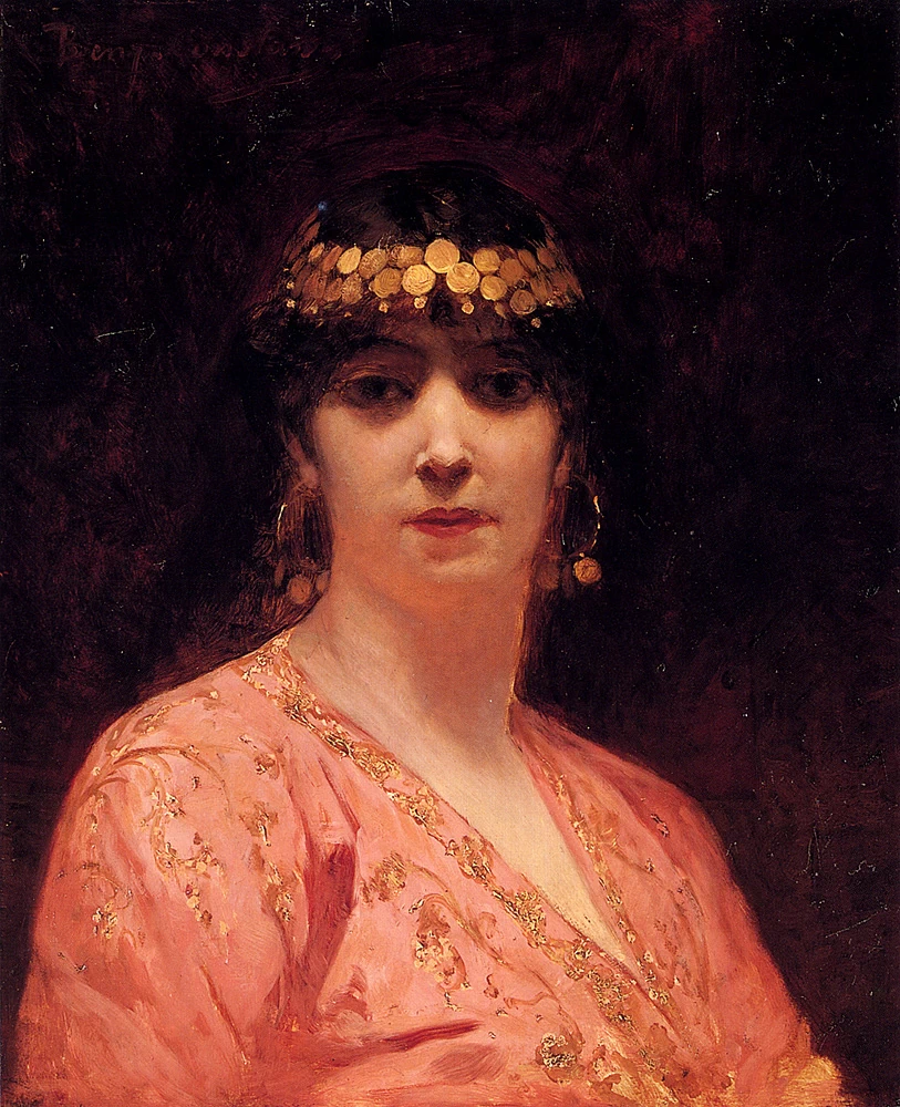 Jean - Joseph Benjamin, Constant, 162, Ritratto di una donna araba